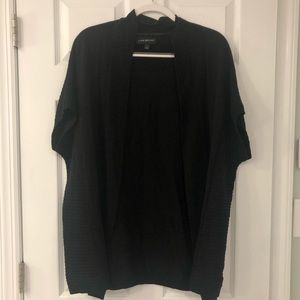 Like new black dolman style short sleeve cardigan